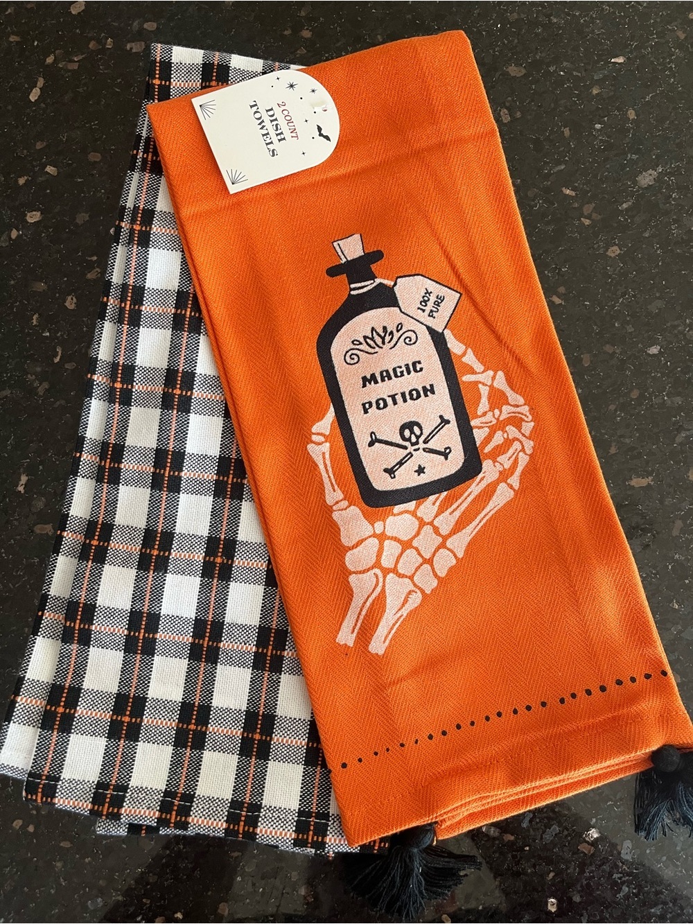Halloween Dish Towels - 2 ct - pick one set - Picture 2 of 4